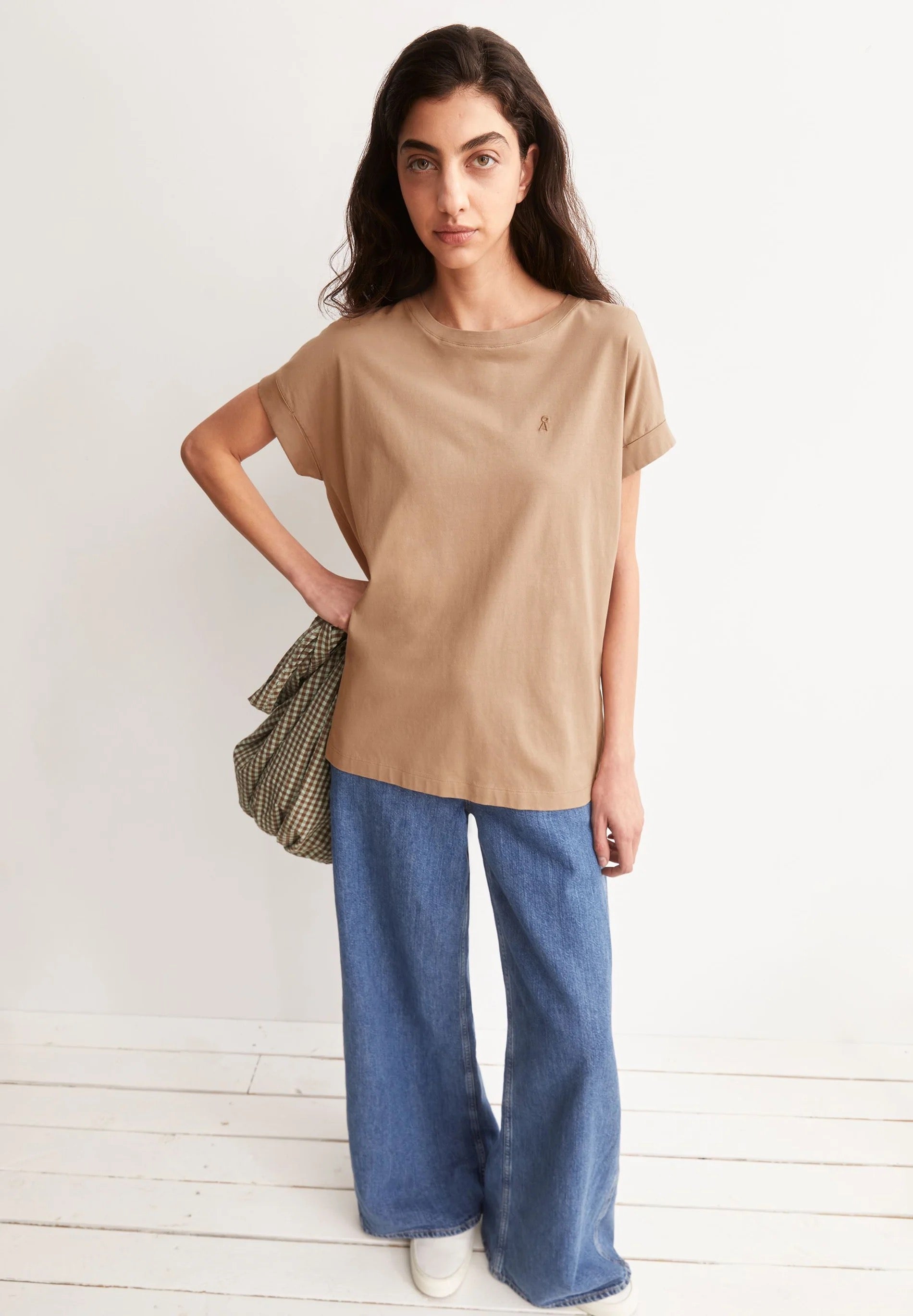 Idaara Organic Cotton T Shirt - True Camel