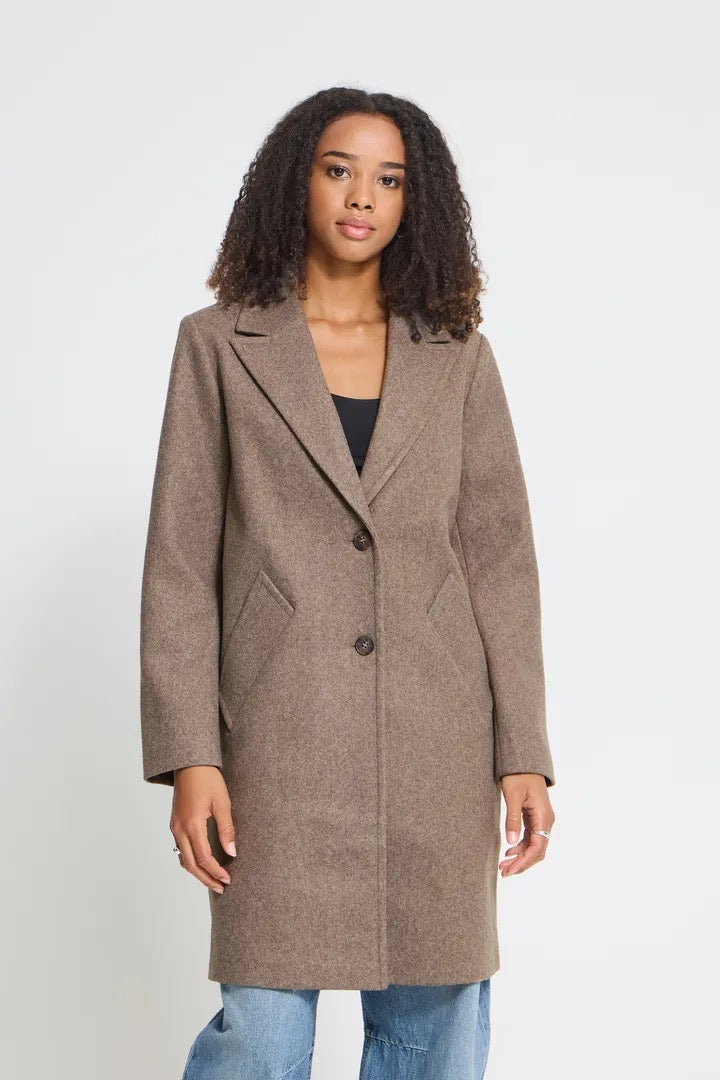 Jannet Jacket 10 - Taupe Grey Melange