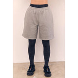 Mid Length Bermuda Shorts - Heather Grey