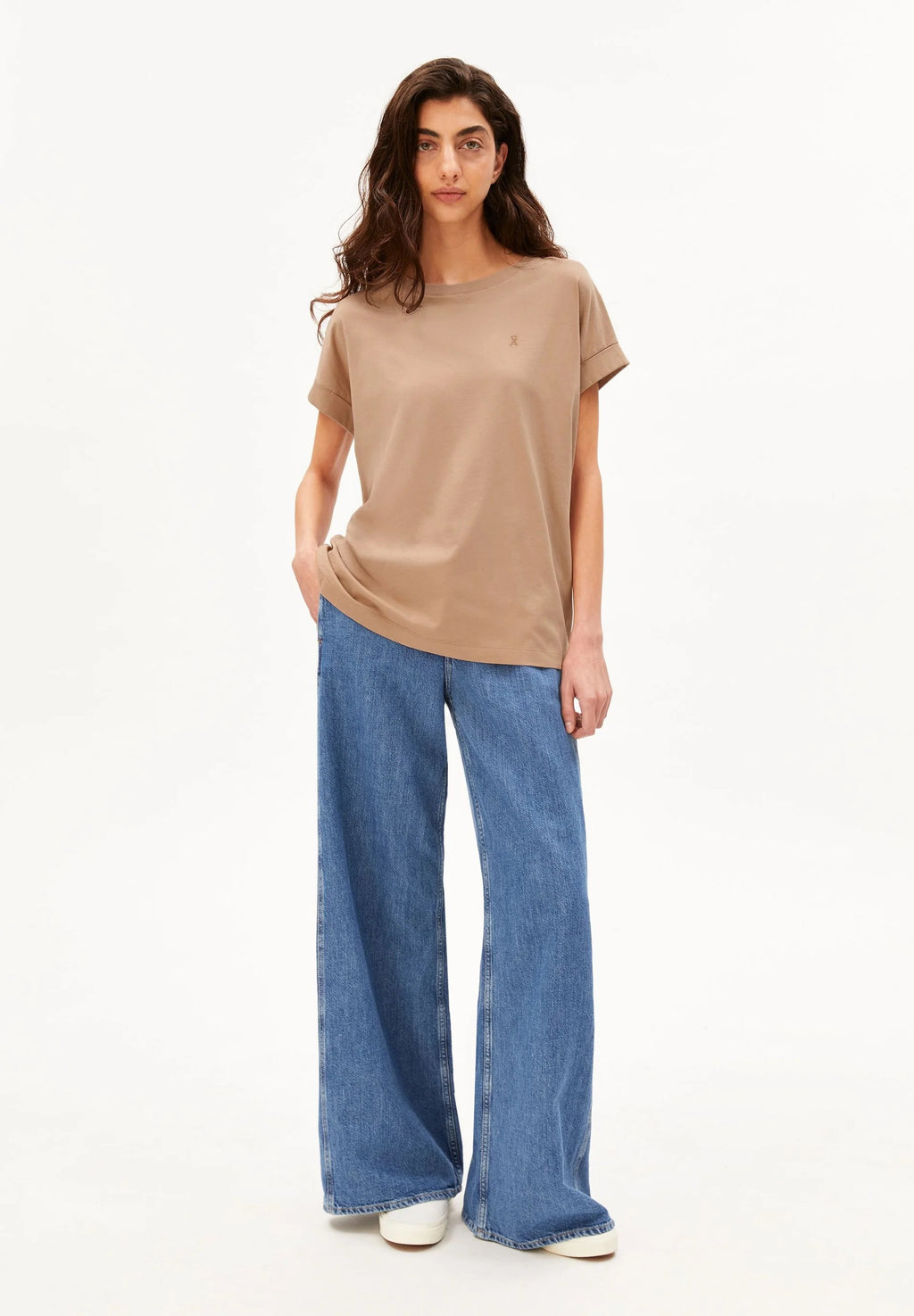 Idaara Organic Cotton T Shirt - True Camel