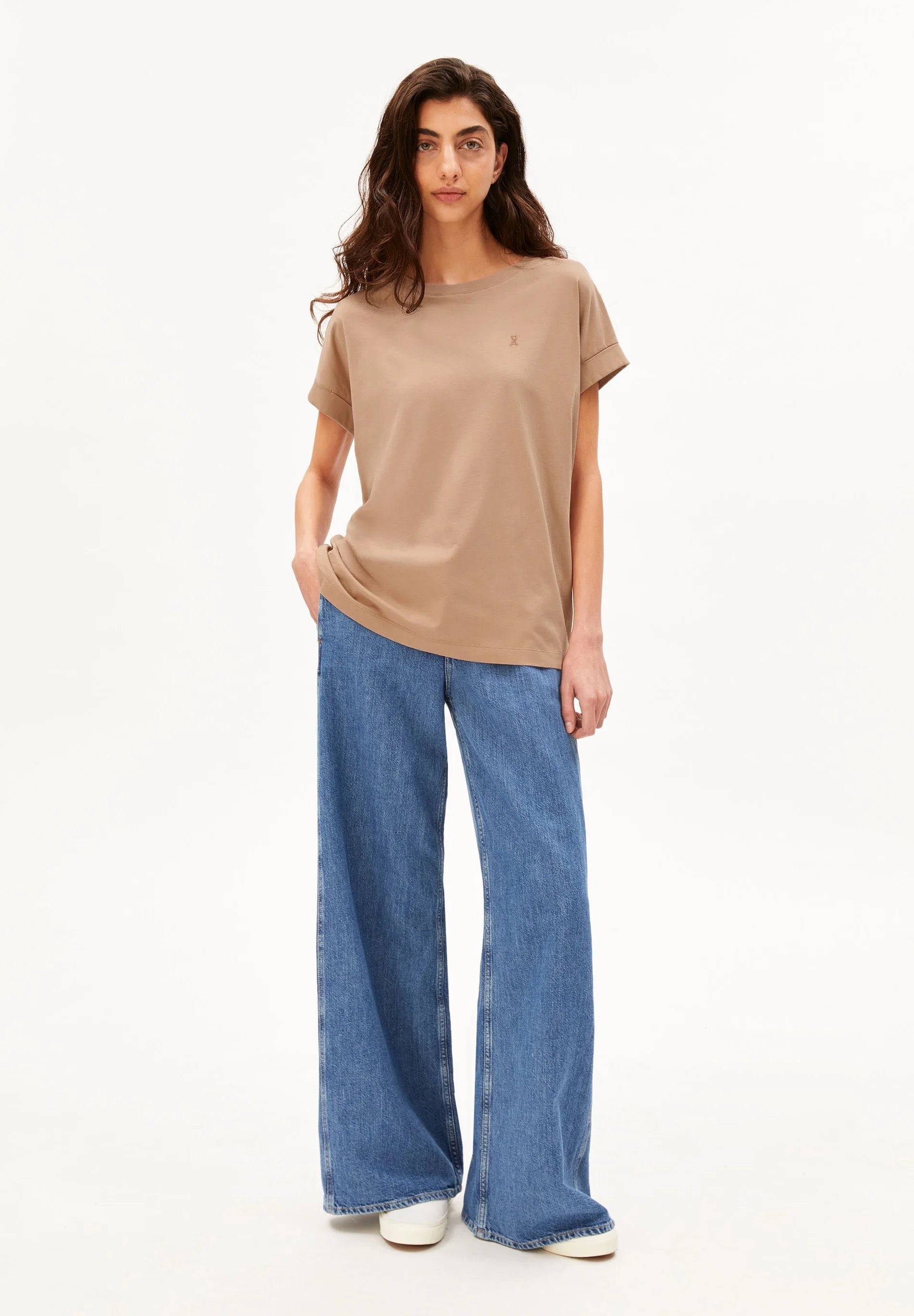 Idaara Organic Cotton T Shirt - True Camel
