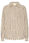 Foxa Striped Shirt - Meteorite