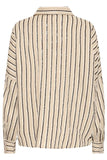 Foxa Striped Shirt - Meteorite