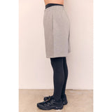 Mid Length Bermuda Shorts - Heather Grey