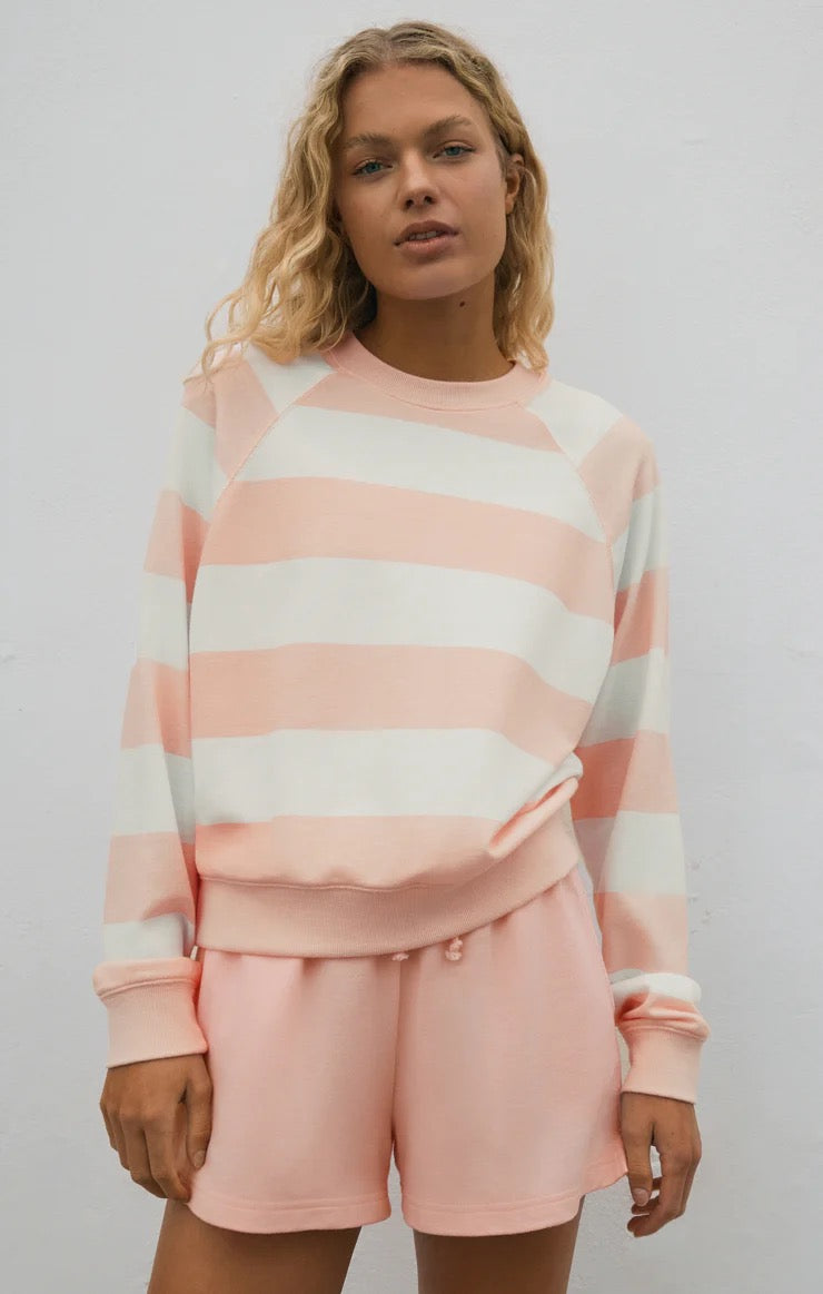 Saldana Striped Sweatshirt - Bellini