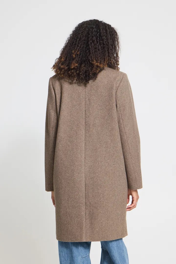 Jannet Jacket 10 - Taupe Grey Melange