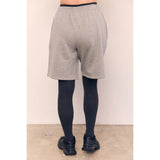 Mid Length Bermuda Shorts - Heather Grey