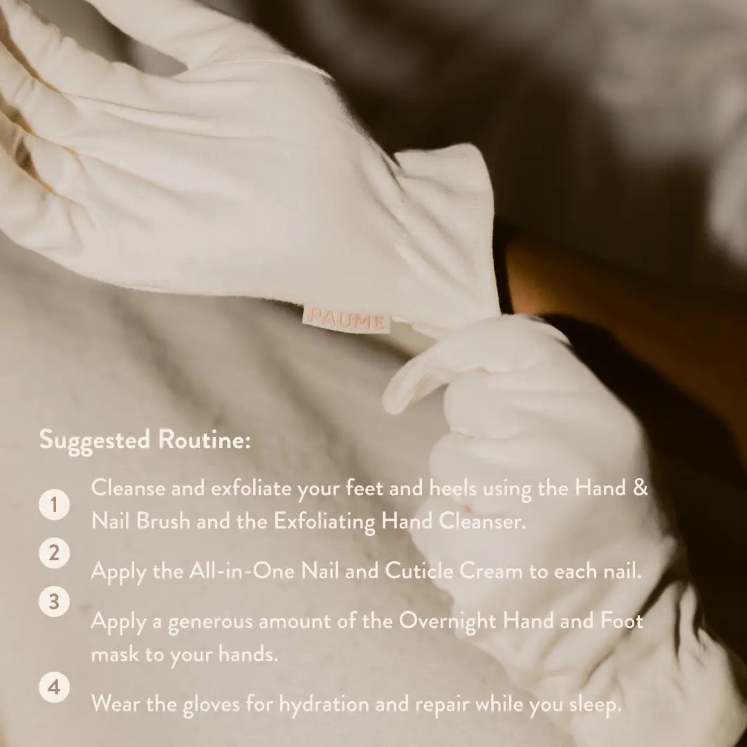 Organic Cotton Overnight Gloves