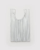 Pleated Baggu - Chrome Metallic