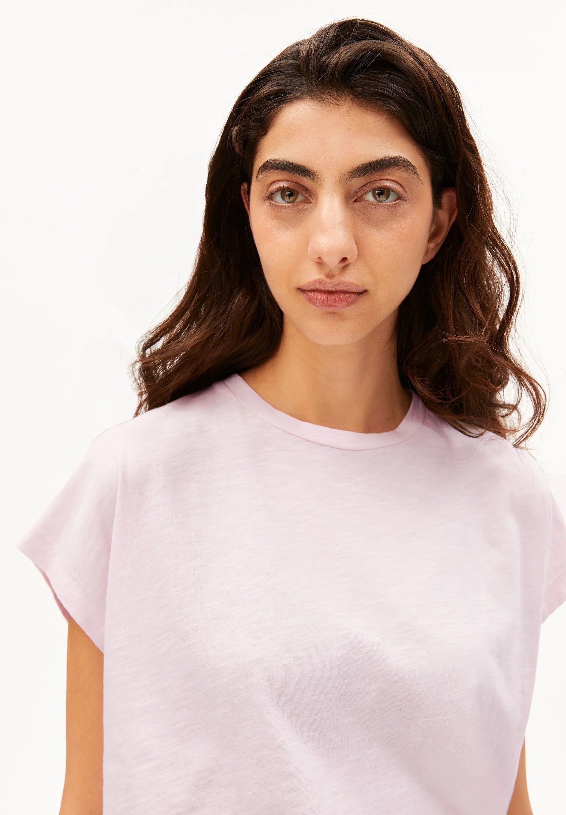 Slub Jersey T Shirt - Pink Mist