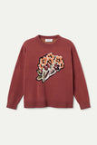 Bouquet Jumper Jacquard - Brown
