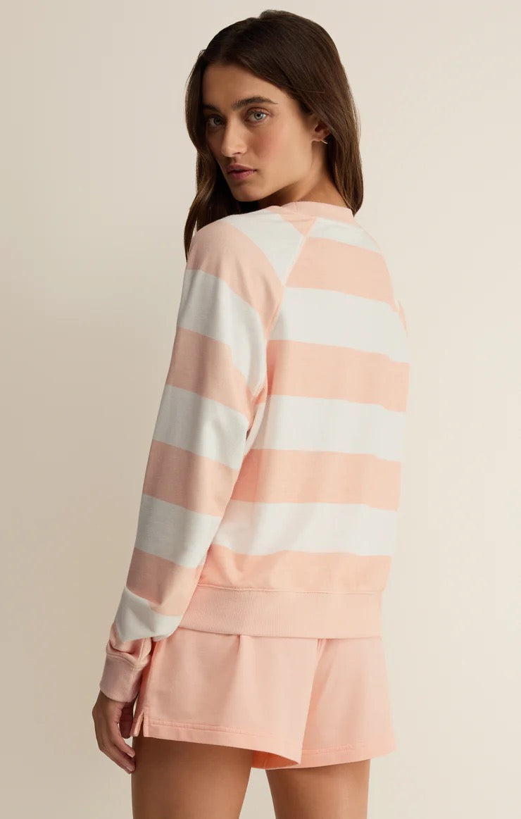 Saldana Striped Sweatshirt - Bellini
