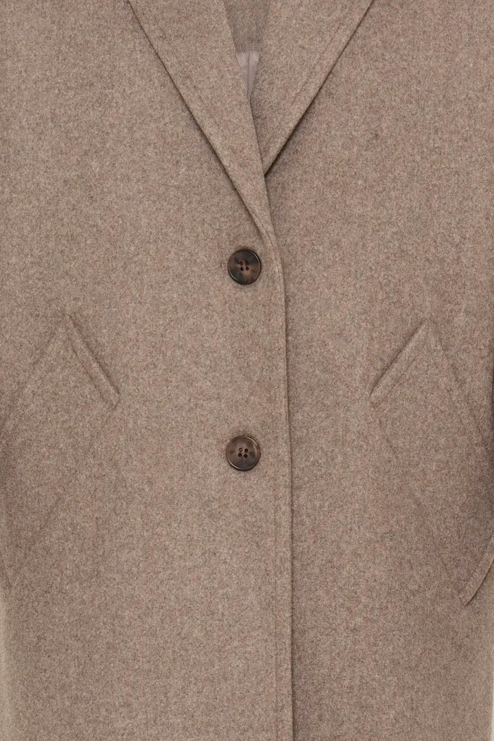 Jannet Jacket 10 - Taupe Grey Melange