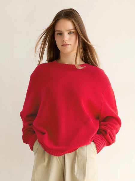 Soft Cotton Solid Sweater AAB299