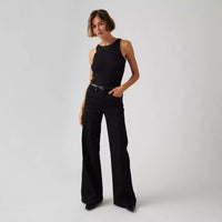 318 Shaping Wide Leg - Soft Black