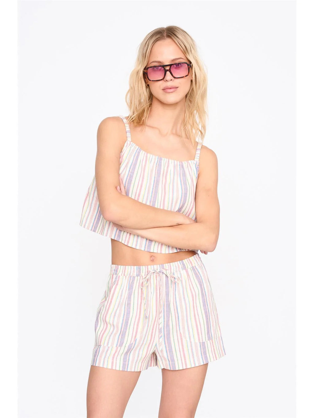 Multi Stripe Shorts