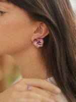 Pansy Stud Earring