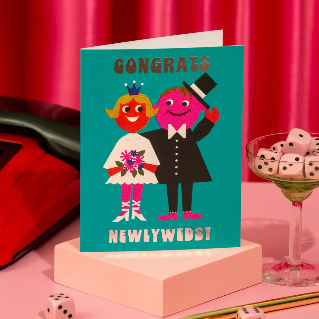 Congrats Newlyweds Greeting Card