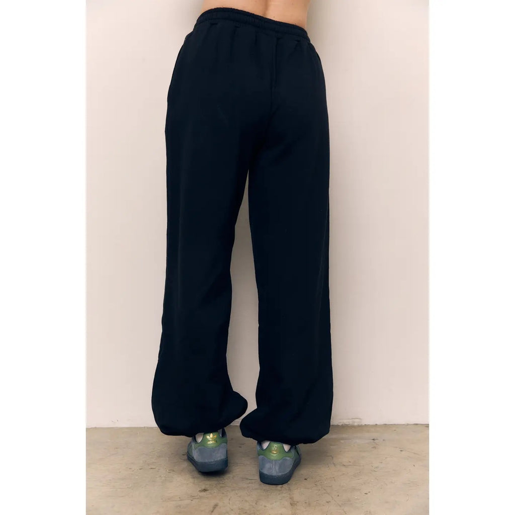 Organic Cotton Terry Wide Jogger Pants AAD501