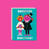 Congrats Newlyweds Greeting Card