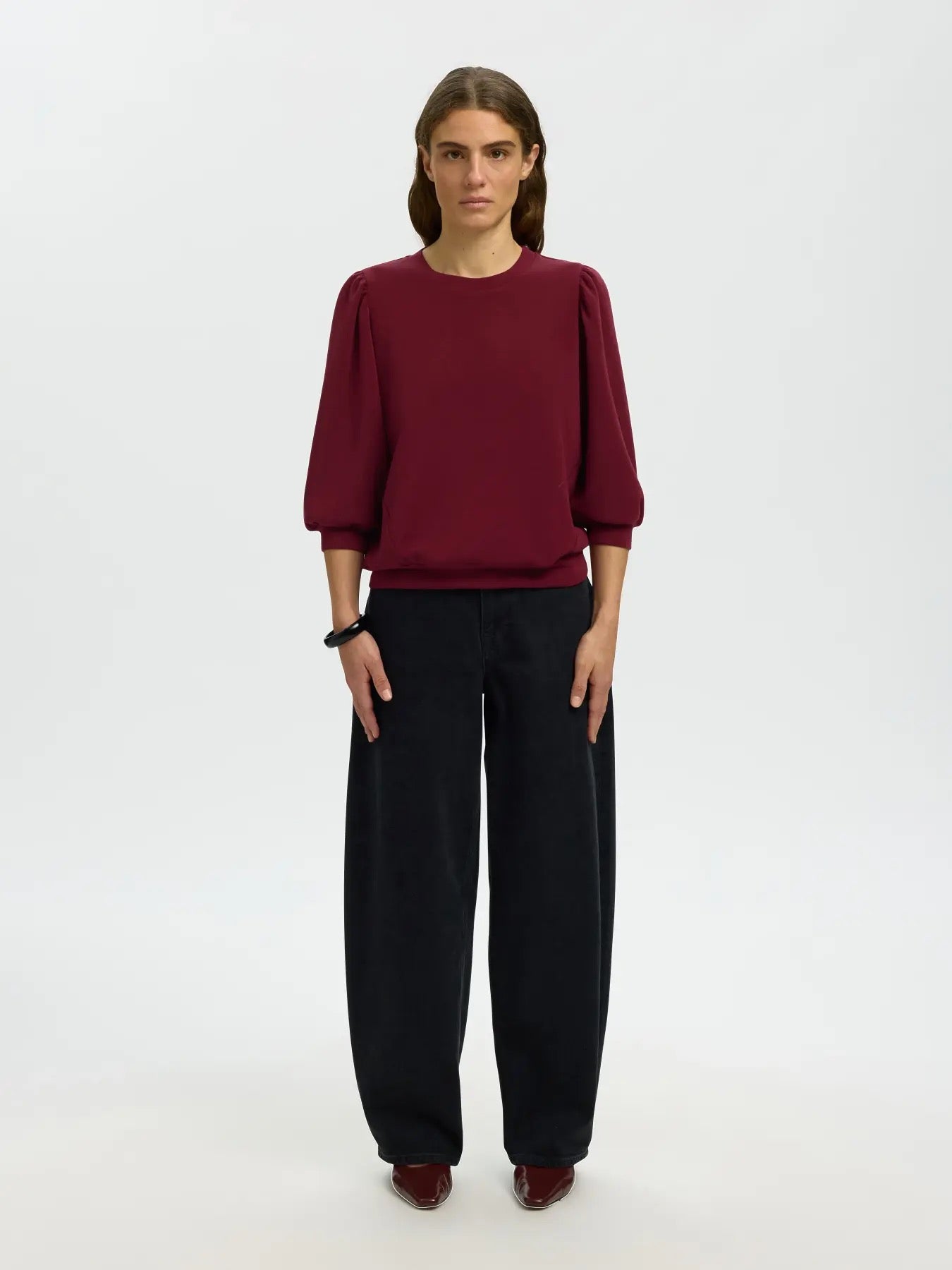 Tenny Sweat Top - Tawny Port