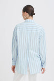 Samia Shirt - Powder Blue Stripe