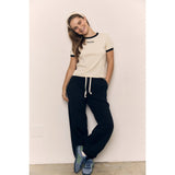 Organic Cotton Terry Wide Jogger Pants AAD501