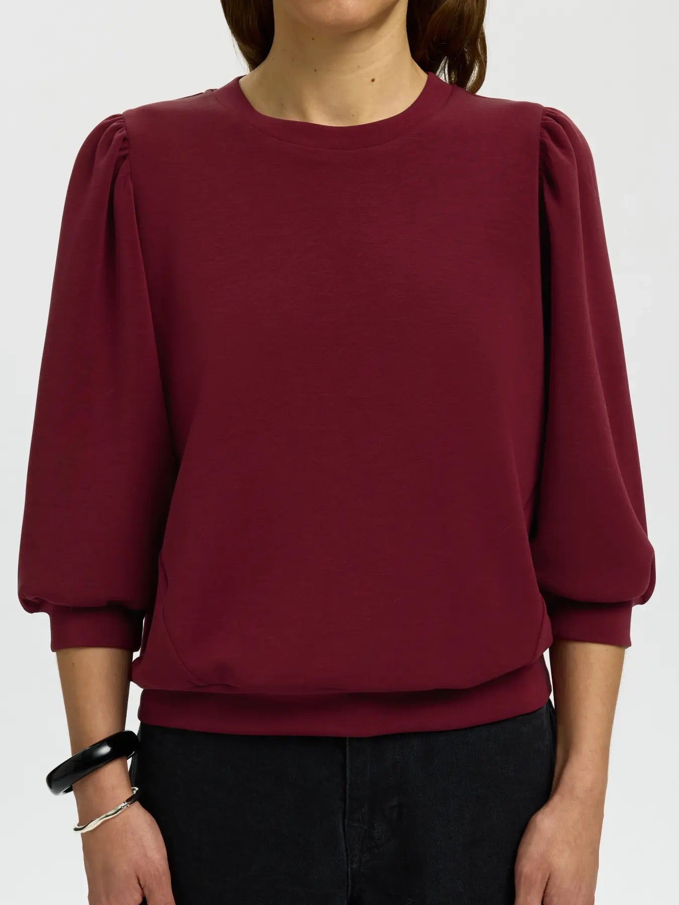 Tenny Sweat Top - Tawny Port