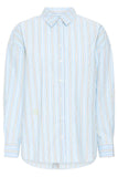 Samia Shirt - Powder Blue Stripe