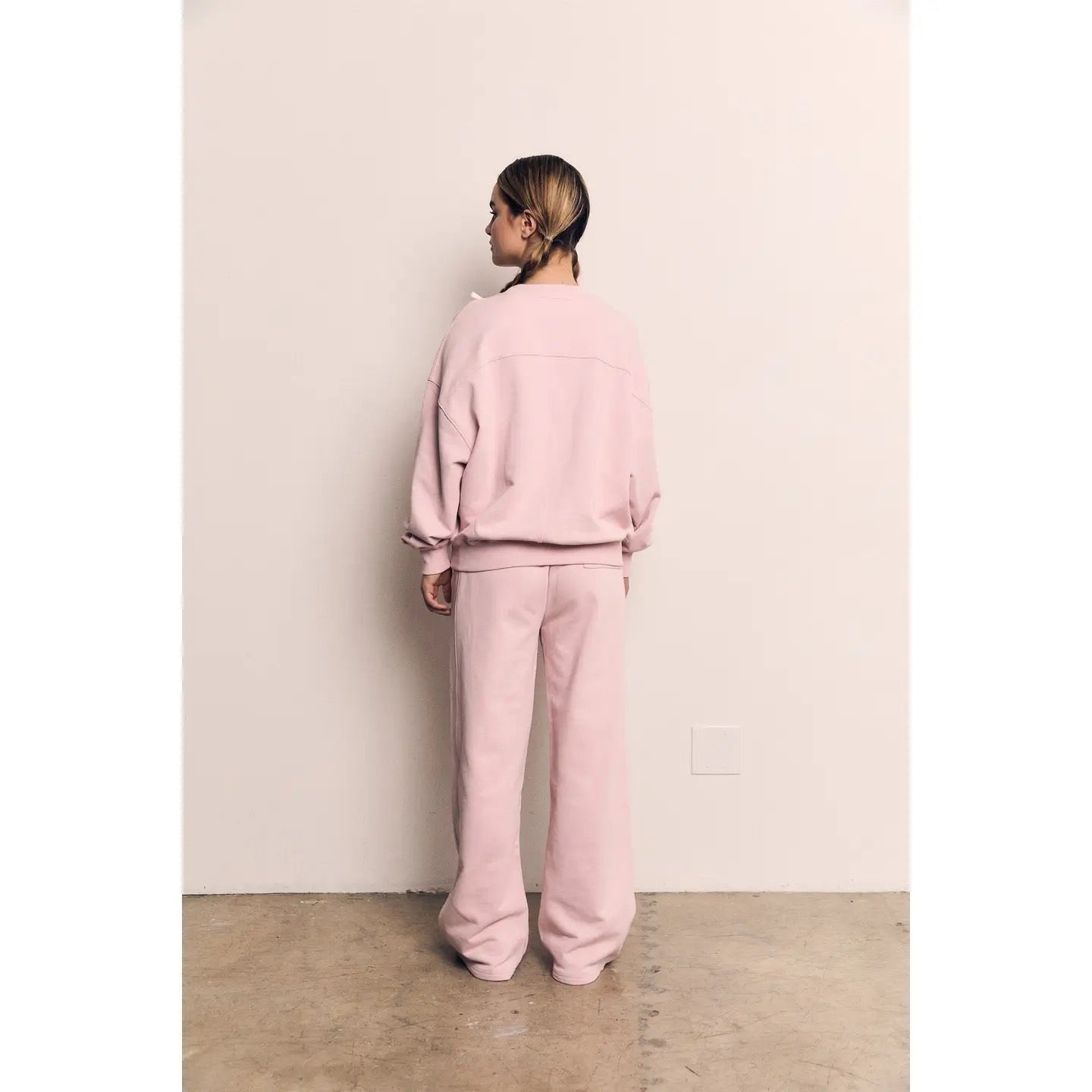 Organic Cotton Terry Oversized Seam Detail Sweatshirt AAD108