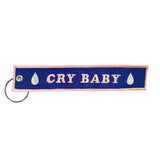 Cry Baby Embroidered Keychain