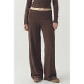 Folding Band Comfy Pants - Brown