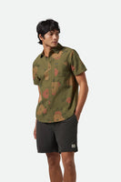 Charter Print Short Sleeve Woven - Ivy Green/Painterly Floral