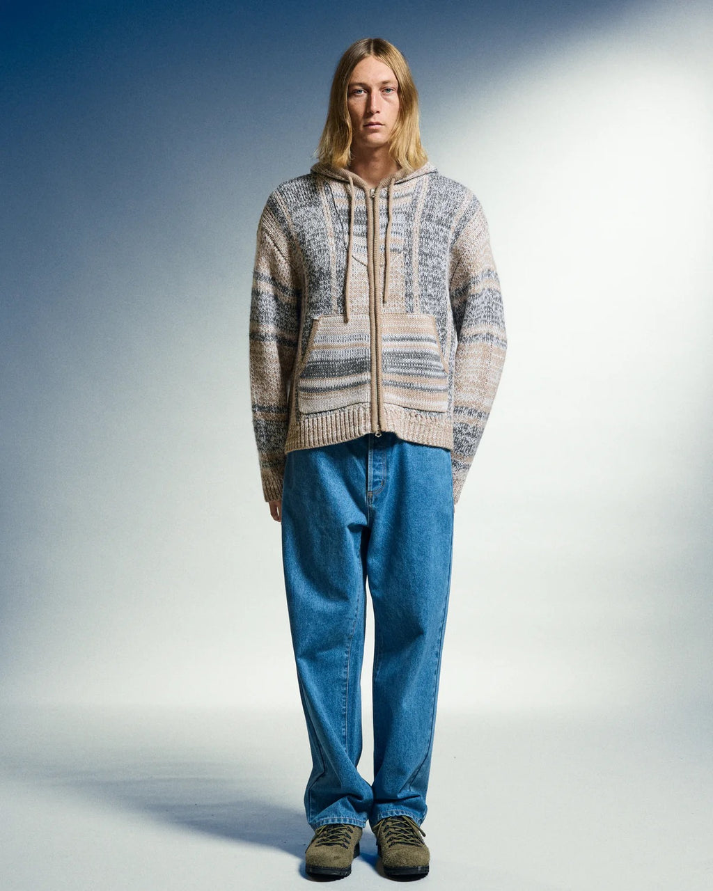 Zip Up Baja Sweater