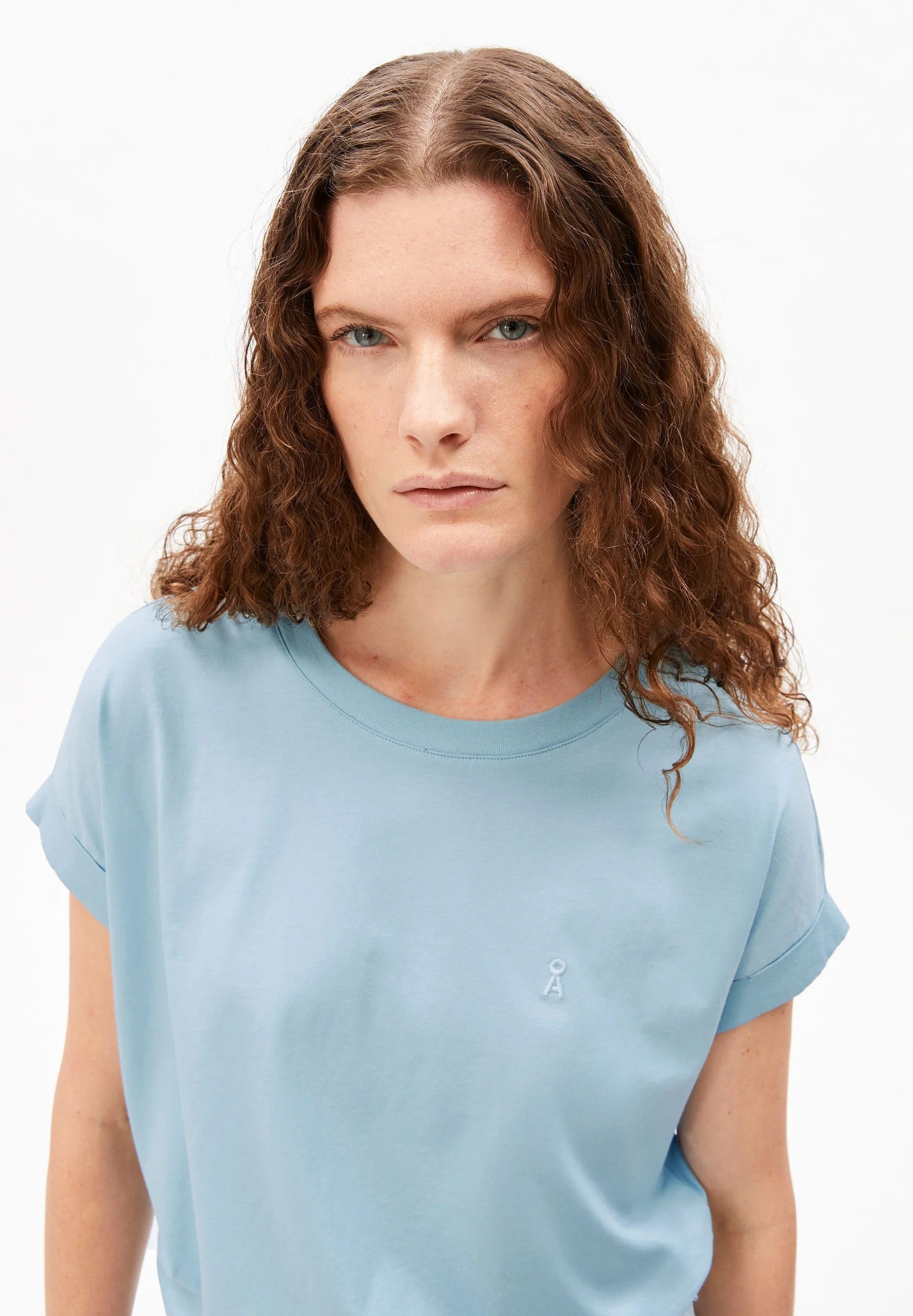 Idaara Organic Cotton T Shirt - Blue Glow