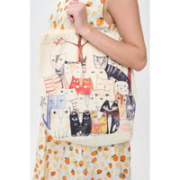 Cat Pyramid Tote