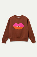 Lips Sweatshirt - Red Multi