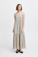 Foxa Striped Maxi Dress