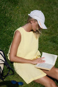 Foxa Sleeveless Top - Mellow Yellow