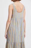 Foxa Striped Maxi Dress