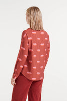 Lips Shirt - Red Multi