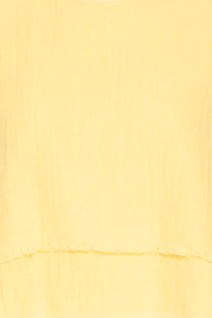 Foxa Sleeveless Top - Mellow Yellow