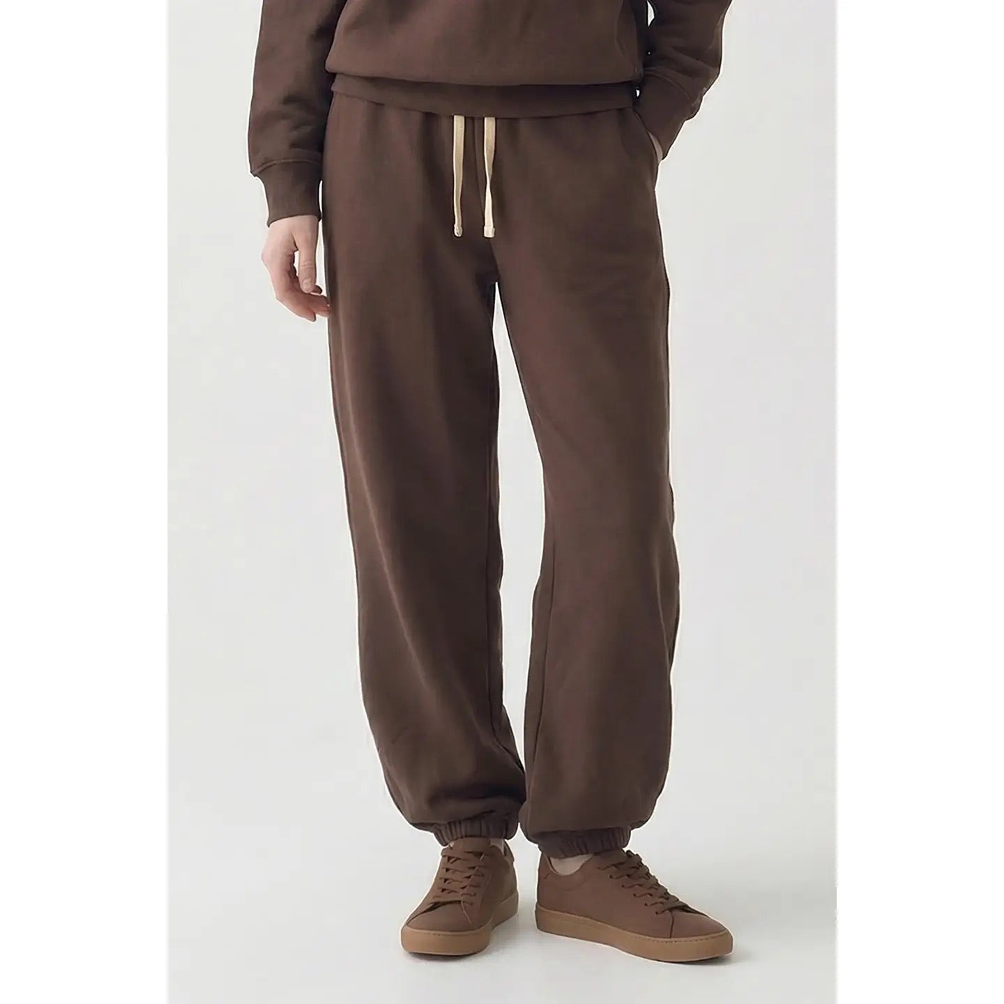 Pre-Shrunk Cotton Terry Wide Joggers