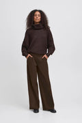 Kate Sus Long Wide Pant 2 - Chocolate Torte