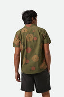 Charter Print Short Sleeve Woven - Ivy Green/Painterly Floral