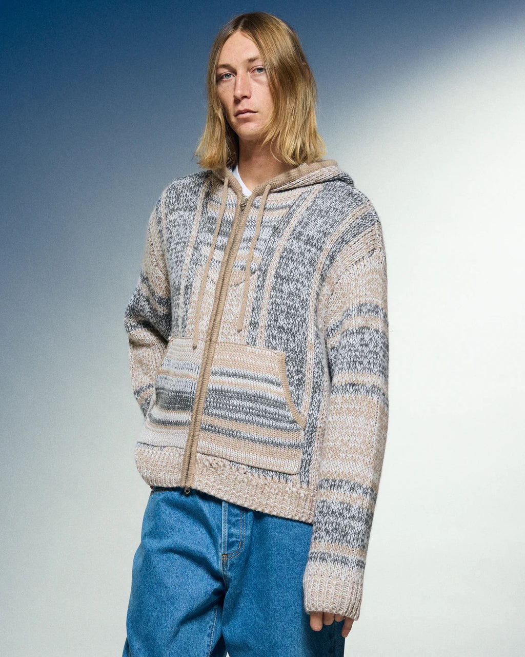 Zip Up Baja Sweater