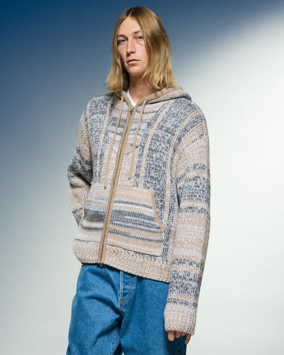 Zip Up Baja Sweater