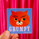 Grumpy Cat Matte Vinyl Sticker