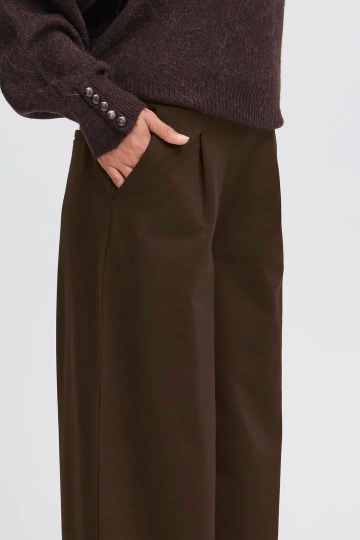 Kate Sus Long Wide Pant 2 - Chocolate Torte
