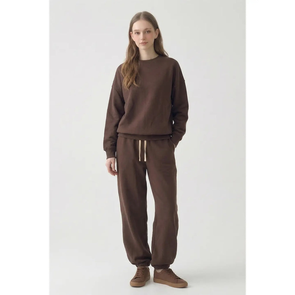 Pre-Shrunk Cotton Terry Wide Joggers